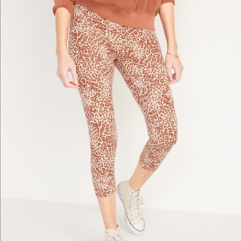 High Rise Animal Print Leggings NWT Sz XL